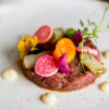 Smoked deer tartare